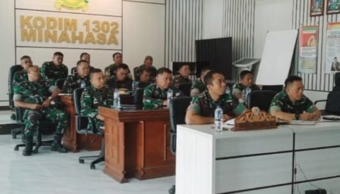 Dipimpin Brigjen Suharto, Letkol Bonaventura Ikuti Vicon Evaluasi Percepatan Pembangunan KDKMP