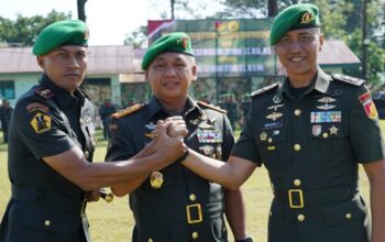 Pangdam Kukuhkan Letkol Siswo Danyon Zipur, Letkol Wiratama Segera Dandim Boalemo