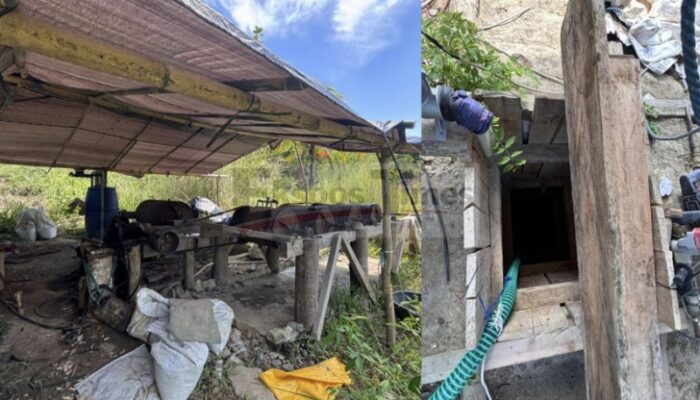 Tambang Emas Ilegal di Teling Tombariri Dibongkar, Polres Tomohon Penjarakan Tiga Tersangka, Ini Identitasnya