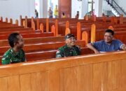 Dandim Minahasa Dampingi Pangdam Merdeka Tinjau Lokasi Pascagempa di Rumengkor