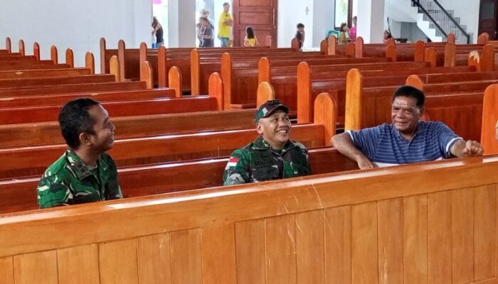 Dandim Minahasa Dampingi Pangdam Merdeka Tinjau Lokasi Pascagempa di Rumengkor