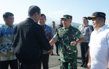 Mayjen Mirza Sambut Kunker Mentan Andi Amran di Manado, Fokus Pengembangan Kelapa Sulut