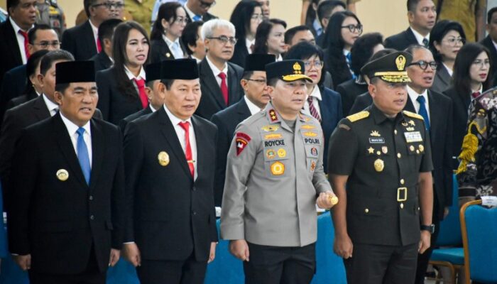 Brigjen Wahyu Hadiri Pelantikan Sekda Provinsi Sulawesi Utara
