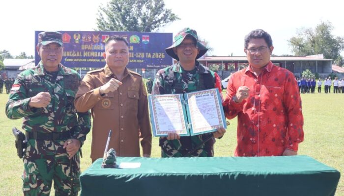 Danrem Santiago Tutup TMMD Kodim Minahasa di Tababo