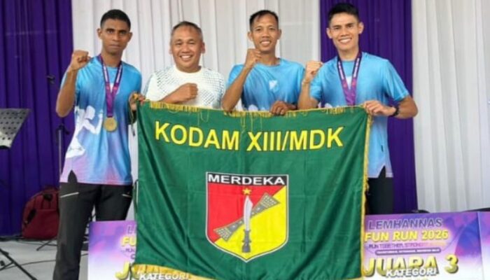 Gemilang di Fun Run Lemhanas, Pangdam Merdeka Apresiasi Para Atlit