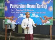 Pangdam Merdeka Serahkan 21 Hewan Kurban