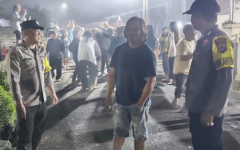 Polsek Kakas Intensifkan Patroli Malam, Antisipasi Gangguan Kamtibmas Jelang Pilkades