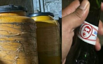 Miras Palsu Kasegaran dari Gorontalo Dipasok ke Sulut, Polisi Bongkar Industri Rumahan Ilegal
