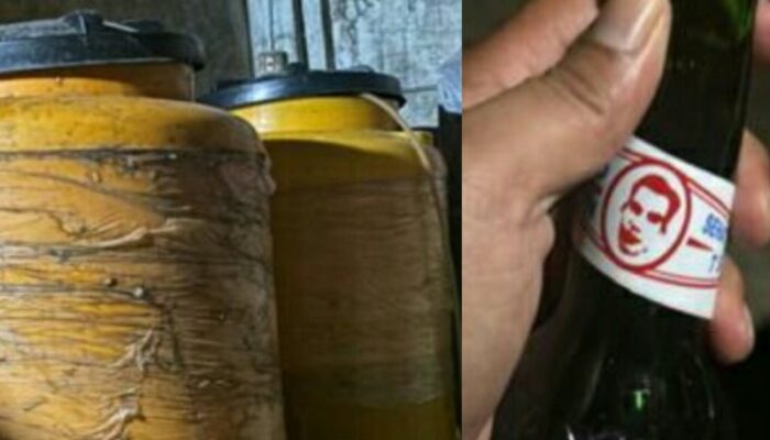 Miras Palsu Kasegaran dari Gorontalo Dipasok ke Sulut, Polisi Bongkar Industri Rumahan Ilegal