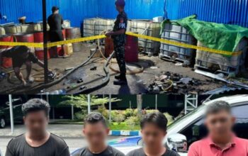 Pomdam Merdeka Bongkar Gudang Mafia BBM di Desa Tontalete Minut, 4,7 Ton Solar Subsidi Disita