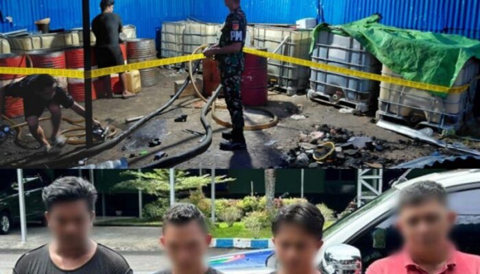 Pomdam Merdeka Bongkar Gudang Mafia BBM di Desa Tontalete Minut, 4,7 Ton Solar Subsidi Disita