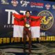 Kapolsek di Ambon Raih Tiga Medali Internasional Binaraga di Malaysia