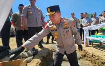 Kapolda Sulut Letakkan Batu Pertama Satpas Minsel, Layanan SIM Modern dan Berbasis Teknologi Segera Hadir
