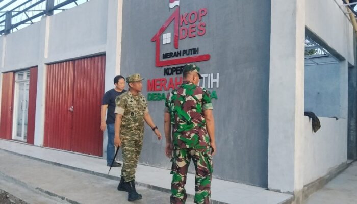 Kunker Perdana, Brigjen Mamahi Tinjau Peternakan Ayam dan Pembangunan KDKMP di Tombariri