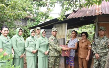 Anjangsana ke Prajurit, Ahli Waris dan Masyarakat Dalam Rangka HUT Kodam Merdeka