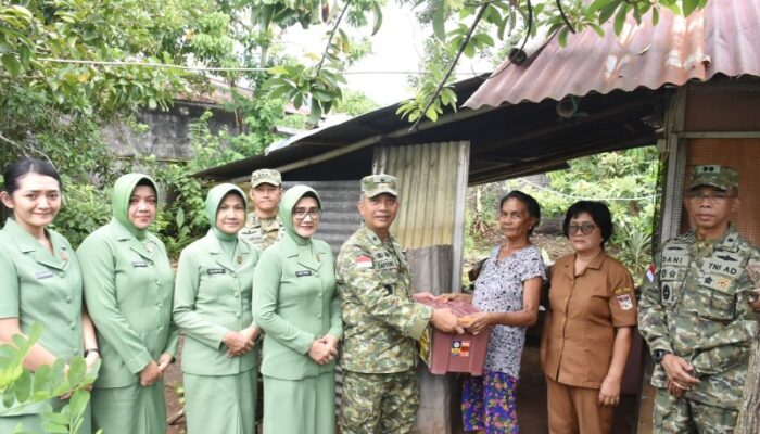 Anjangsana ke Prajurit, Ahli Waris dan Masyarakat Dalam Rangka HUT Kodam Merdeka