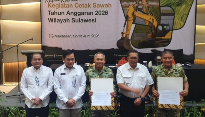 Kodam Merdeka Dukung Penuh Percepatan Program Cetak Sawah Regional Sulawesi