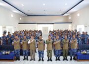 Satgas P4GN Sambangi Lanudsri, Marsma Yoyon Komit Tolak dan Berantas Narkoba