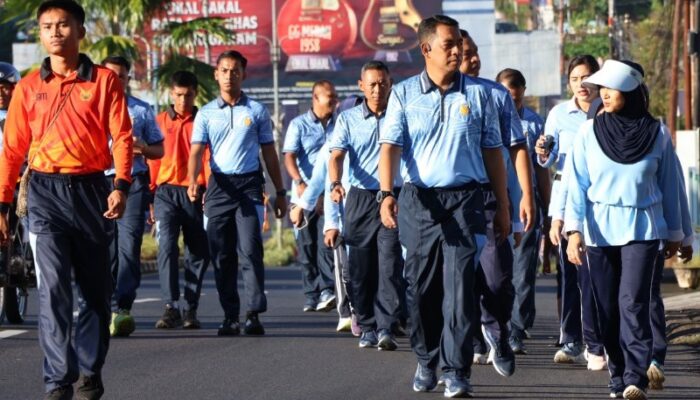 Olahraga Bersama Keluarga Besar Tentara Langit, Jaga Kebugaran Jasmani