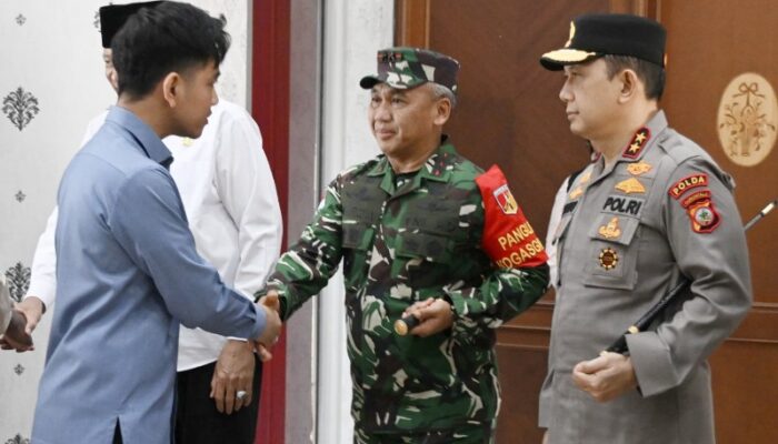 Mayjen Mirza Sambut Kunker Gibran di Gorontalo Bersama Forkopimda