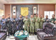 Mayjen Mirza Terima Audiensi Danguspurla Koarmada II dan Danguskamla Koarmada II