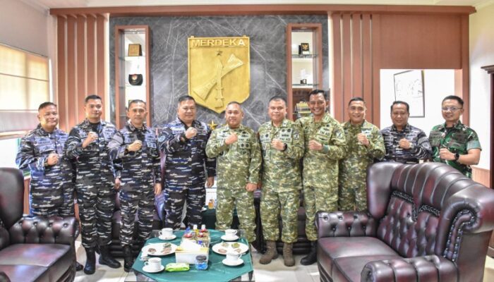 Mayjen Mirza Terima Audiensi Danguspurla Koarmada II dan Danguskamla Koarmada II