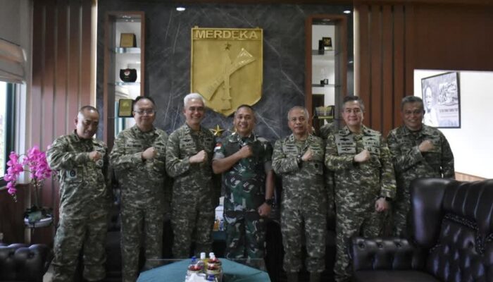 Pangdam Merdeka Terima Audiensi Kapuskes TNI, Tingkatkan Kualitas Fasilitas Kesehatan
