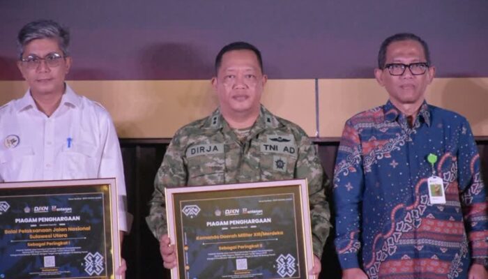 Kodam Merdeka Raih Dua Penghargaan Bentenan Awards