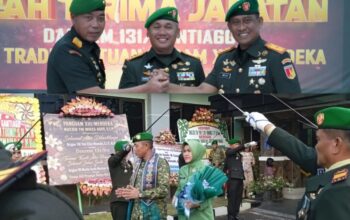 Brigjen Mamahi Resmi Danrem Santiago, Mayjen Mirza Tekankan Penguatan Stabilitas Wilayah dan Kepemimpinan Teritorial