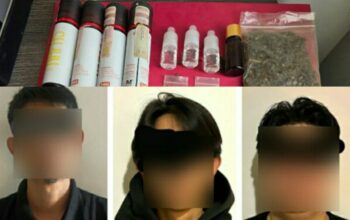 Awas! Ganja Sintetis Berkedok Liquid Vape Beredar di Manado, Tiga Pengedar Diciduk Polda Sulut, Ini Identitasnya