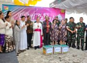 Peresmian Gereja Sta. Rosa De Lima Tondano, Kodim Minahasa Bagikan Sembako