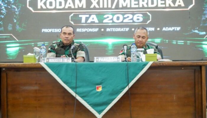 Pembinaan Teritorial, Wakaster Sosialisasi Jukter TNI di Kodam Merdeka