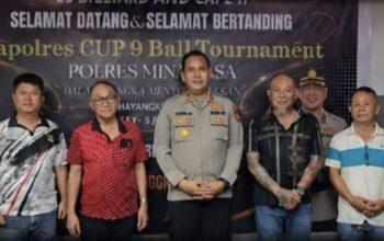 Ko Hae Apresiasi Turnamen Biliar Kapolres Minahasa Cup, Nilai Jadi Wadah Pembinaan Atlet