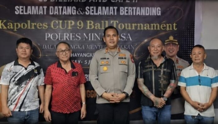 Ko Hae Apresiasi Turnamen Biliar Kapolres Minahasa Cup, Nilai Jadi Wadah Pembinaan Atlet