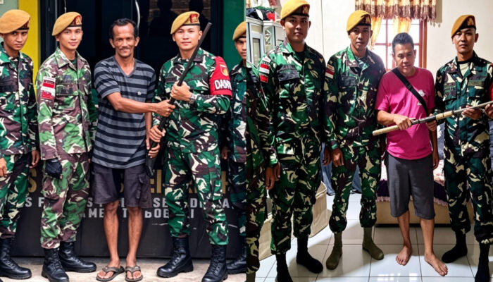 Warga Sukarela Serahkan Senpi Ilegal, Pangdam Apresiasi Yonarmed Bogani