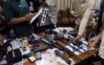 Gudang Sekolah Bikin Gempar! 995 Air Soft Gun, Senjata Api hingga Narkotika Ditemukan