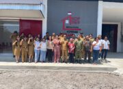 Danramil 1302-07/Tombariri Kapten Inf Denny I. Paila menghadiri ibadah syukur selesainya pembangunan KDKMP di Desa Ranotongkor Timur.