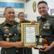 Pangdam XIII/Merdeka Mayjen TNI Mirza Agus memimpin Serah Terima Jabatan pejabat utama Kodam XIII/Merdeka di Manado.