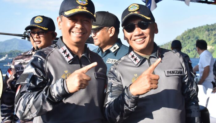 Sinergi Kodam Merdeka – Kodaeral Manado, Mayjen Mirza Hadiri Joy Sailing dan Baksos