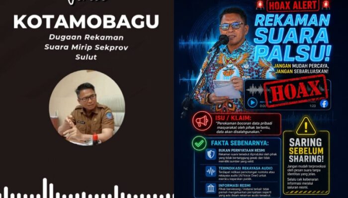 Rekaman “Gubernur Pasti Dengar Pa Kita” Hebohkan Sulut, Pemprov Sebut Hoaks dan Terindikasi AI